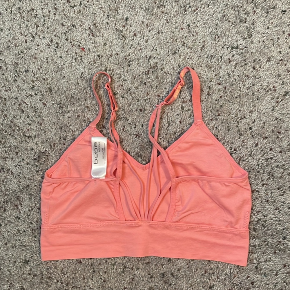 BEBE woman’s Pink Bra Size XL‎ - Picture 4 of 5